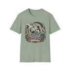 Freedom Motorcycle T-Shirt — "Turning Force Into Freedom" Vintage Biker Tee