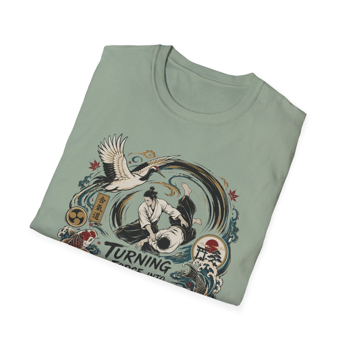 Freedom Motorcycle T-Shirt — "Turning Force Into Freedom" Vintage Biker Tee