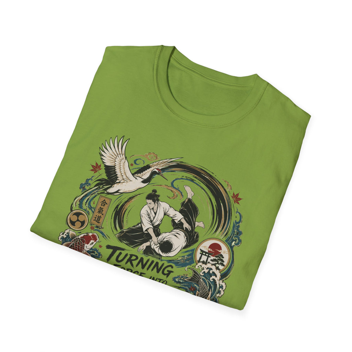 Freedom Motorcycle T-Shirt — "Turning Force Into Freedom" Vintage Biker Tee