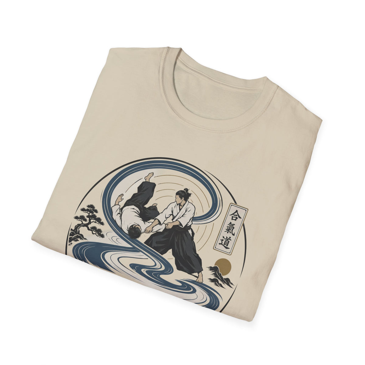 Flow Like Water T-Shirt — Martial Arts Zen Graphic Tee