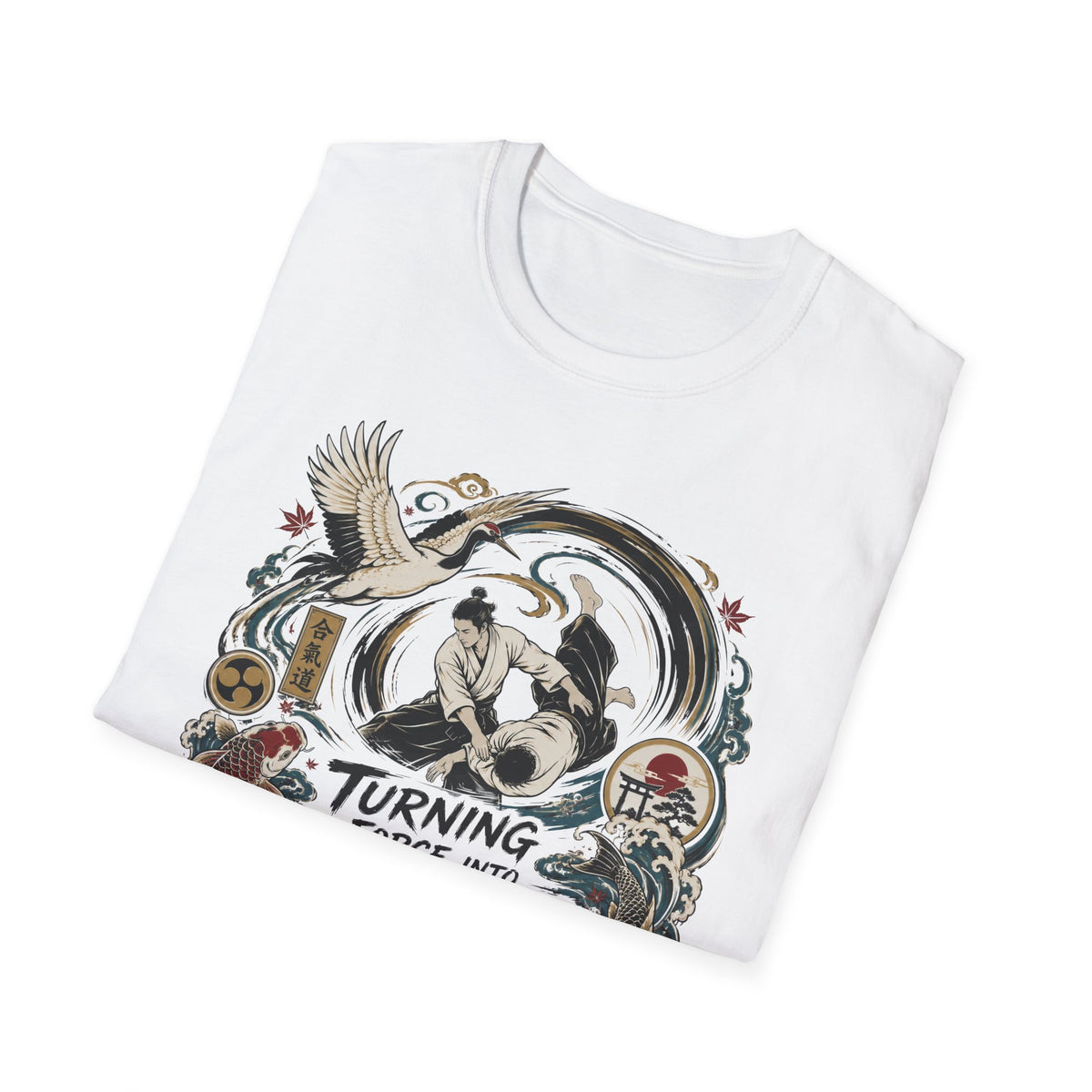 Freedom Motorcycle T-Shirt — "Turning Force Into Freedom" Vintage Biker Tee