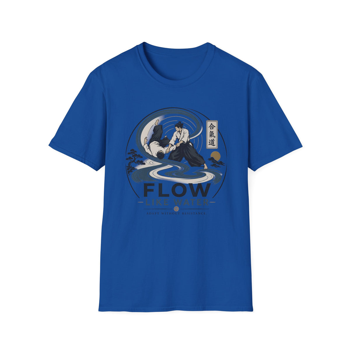 Flow Like Water T-Shirt — Martial Arts Zen Graphic Tee