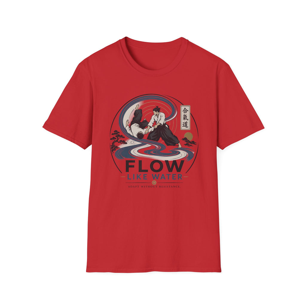 Flow Like Water T-Shirt — Martial Arts Zen Graphic Tee