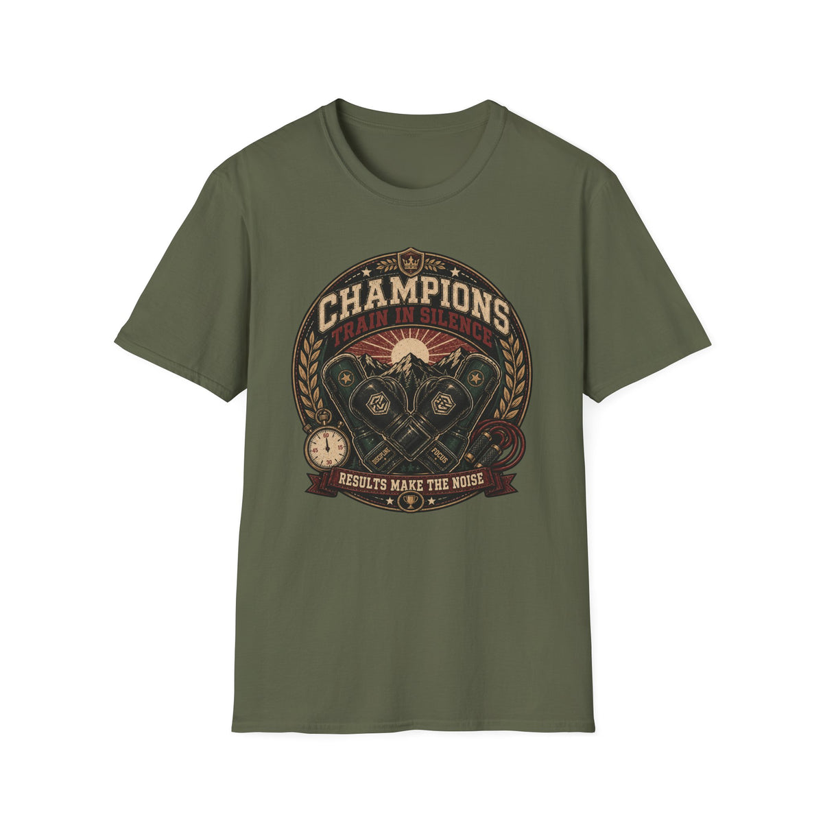 CHAMPIONS TRAIN IN SILENCE T-Shirt