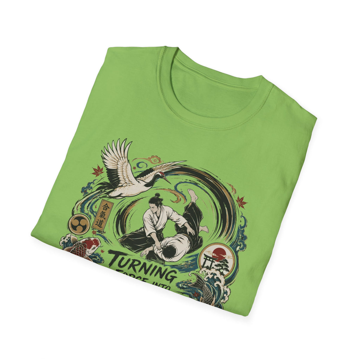 Freedom Motorcycle T-Shirt — "Turning Force Into Freedom" Vintage Biker Tee