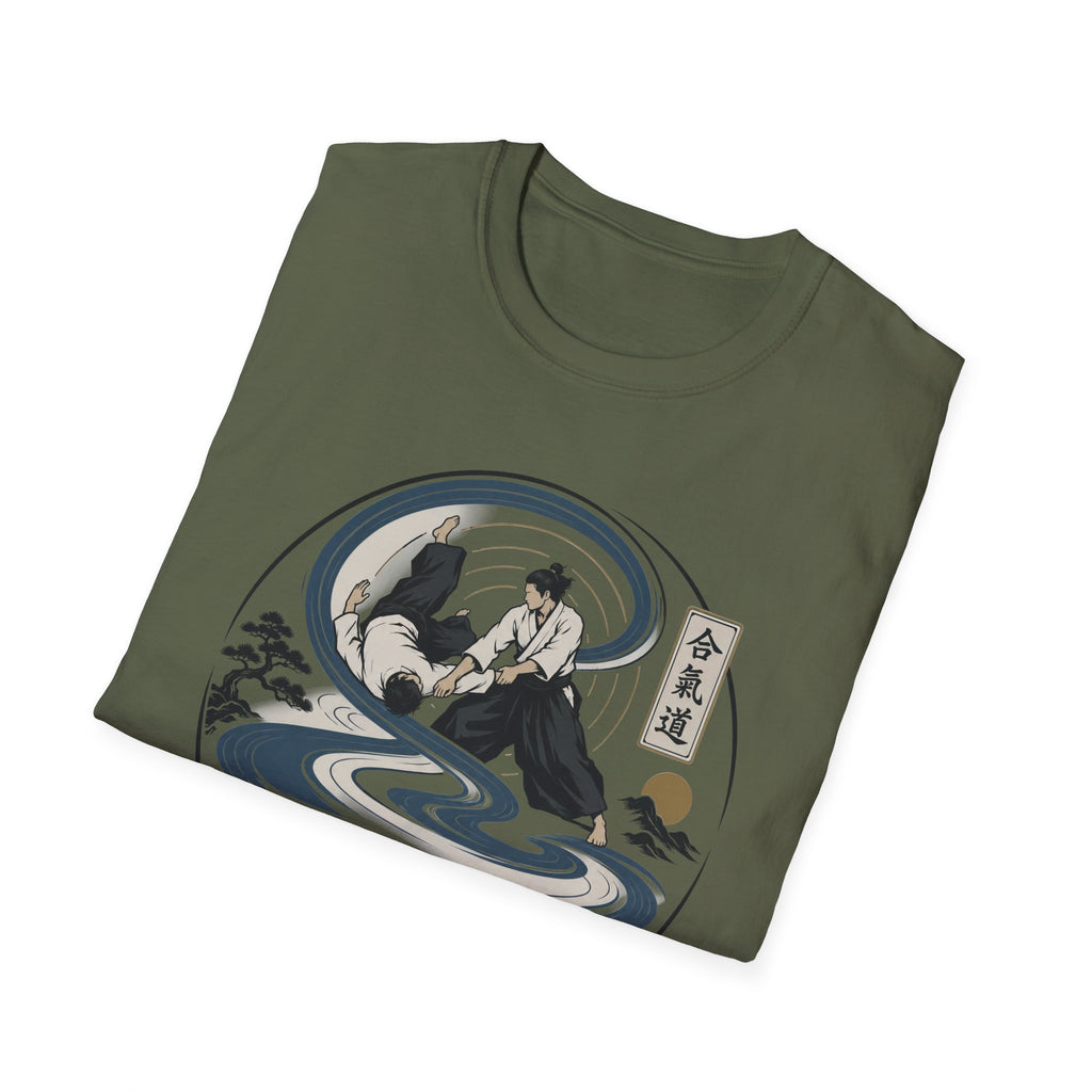 Flow Like Water T-Shirt — Martial Arts Zen Graphic Tee